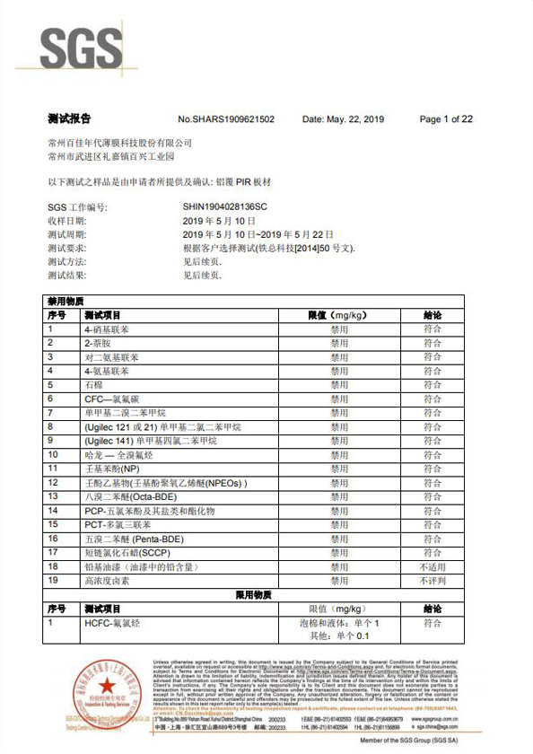 禁限用物质-禁限用物质SHA19-096215-0
